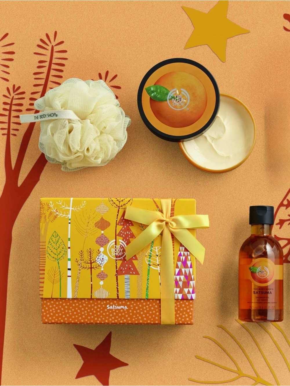 NEW The Body Shop Satsuma Bath and Body Gift Set